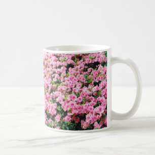Mug Bouteille à fleurs rose