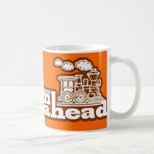 Mug Bouteille à vapeur complète devant le logo du trai