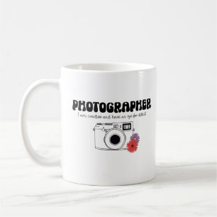 Mug Bouteille de café photographe