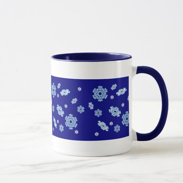 Mug Bouteille de chocolat chaud Snowflake (Droite)