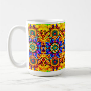 Mug Bouteille d'eau Mandala Bleu