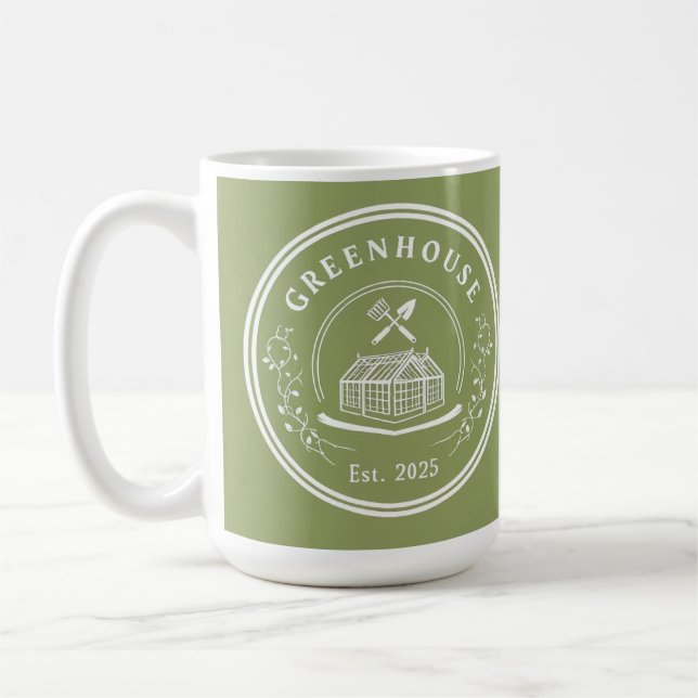 Mug Bouteille du jardin de serres (Gauche)