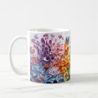Mug Bouteille fleurie