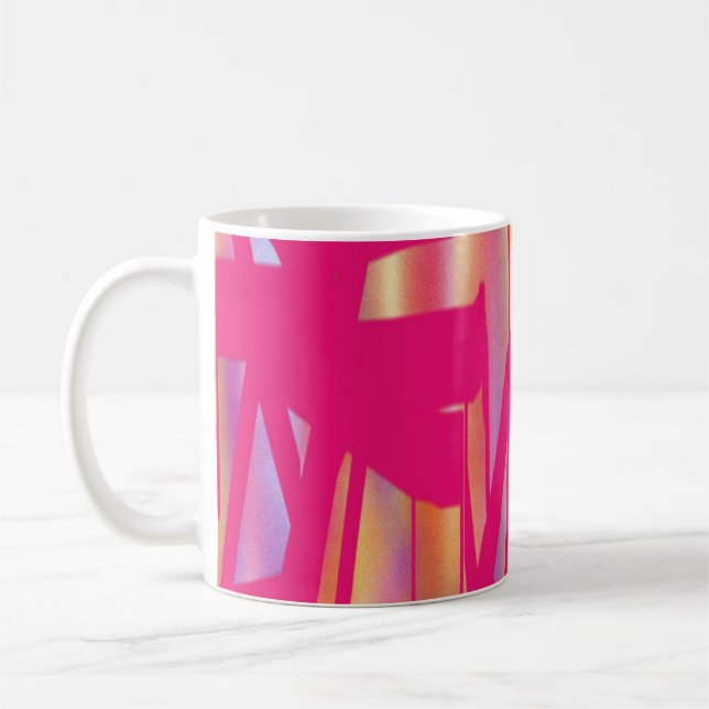 Mug Bouteille rose chaude (Gauche)