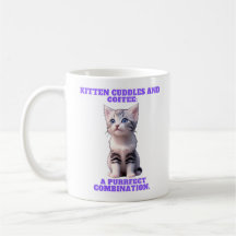 Bouteilles de chaton et boue de café.