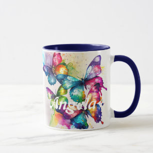 Mug Bouteilles de l'aquarelle