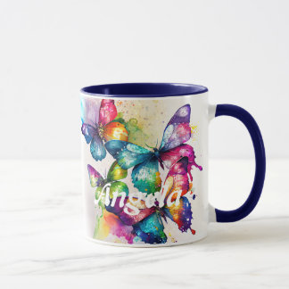 Mug Bouteilles de l'aquarelle