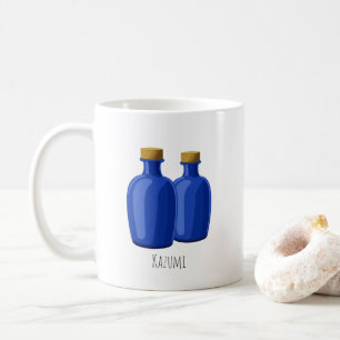 Mug Bouteilles Ho'oponopono et Bleues personnalisées
