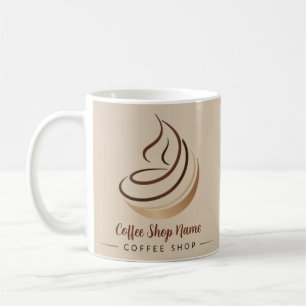 Mug Boutique de café minimal moderne