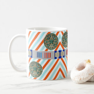 Mug Bouton d'aztèque orange