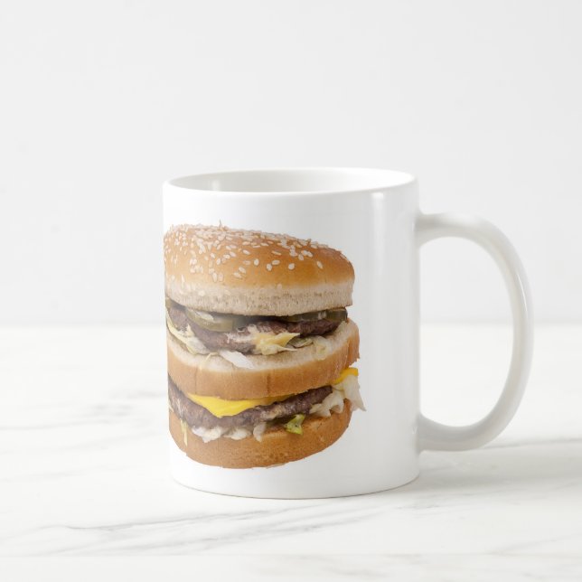 Mug Bouton double cheeseburger (Droite)