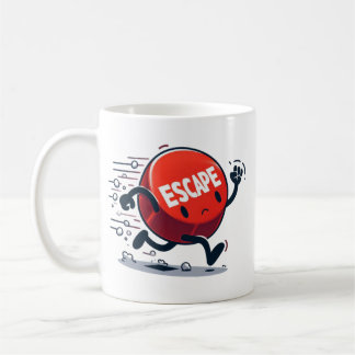 Mug Bouton Échap en cours d'exécution