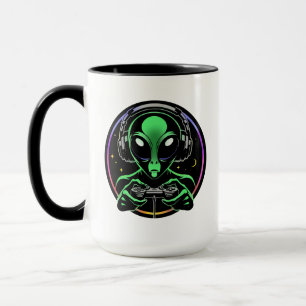 Mug Bouton stellaire   Alien Lecture de jeux vidéo