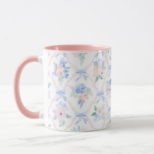 Mug Boutons de fleurs d'aquarelle fleurie fleurie Prep