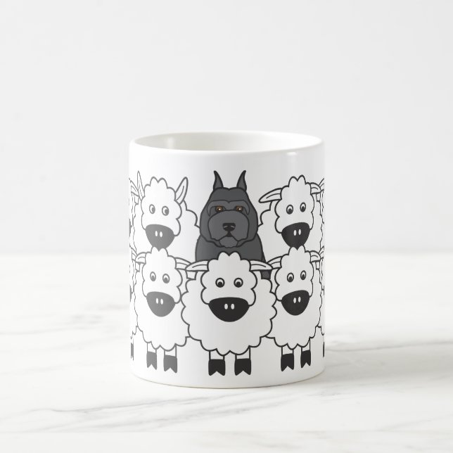 Mug Bouvier chez les moutons (Centre)