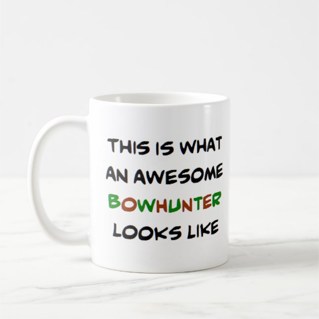 Mug bowhunter, génial (Gauche)