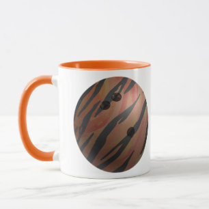 Mug Bowling Ball Tiger Orange