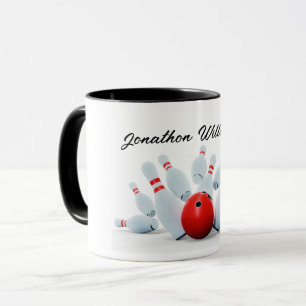 Mug Bowling - Boule et Quilles - un coup de strike !