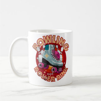 Mug Bowling Et Roller Rink 80'S Roller Disco Skating