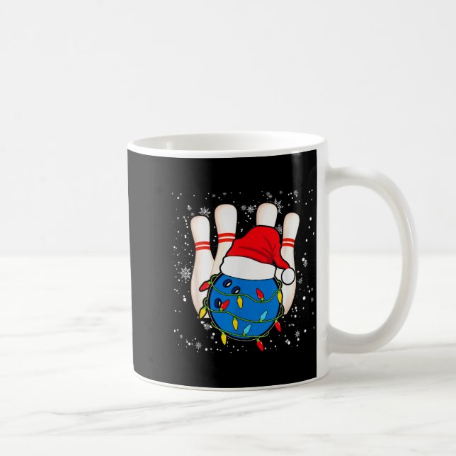 Mug Bowling Reindeer Christmas Shirt Pajama Srt X-mas  (Droite)