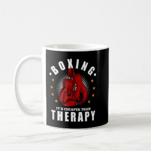 Mug Boxe C'est moins cher Thérapie Boxe Gants Boîte ca
