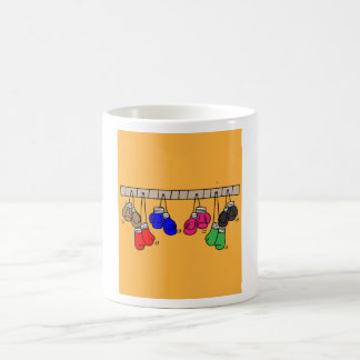 Mug Boxe Gants de boxe féminine rétro