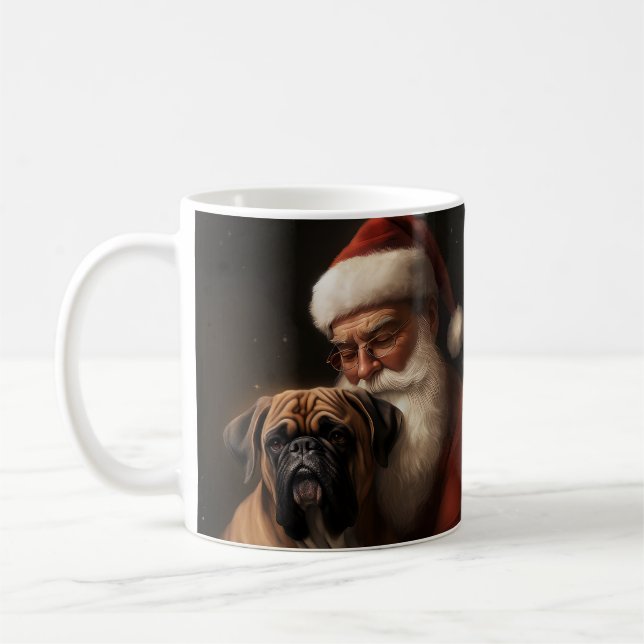 Mug Boxer avec Noël Festif du Père Noël (Gauche)