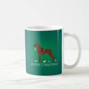 Mug Boxer Chien Joyeux Noël Design