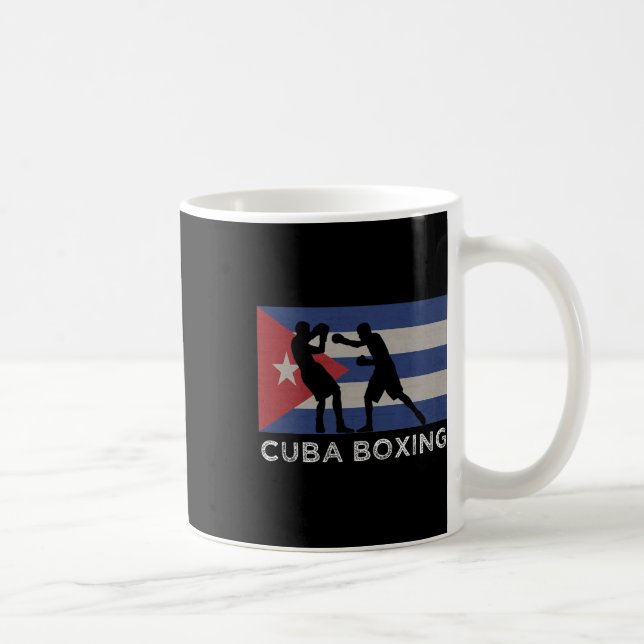 Mug Boxer Cubain National Cuba Drapeau Gants de Boxe G (Droite)
