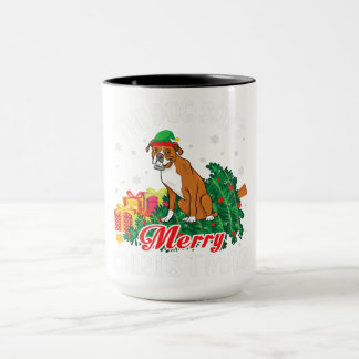 Mug Boxer Dog dit Joyeux cadeau Amoureux des chiens de