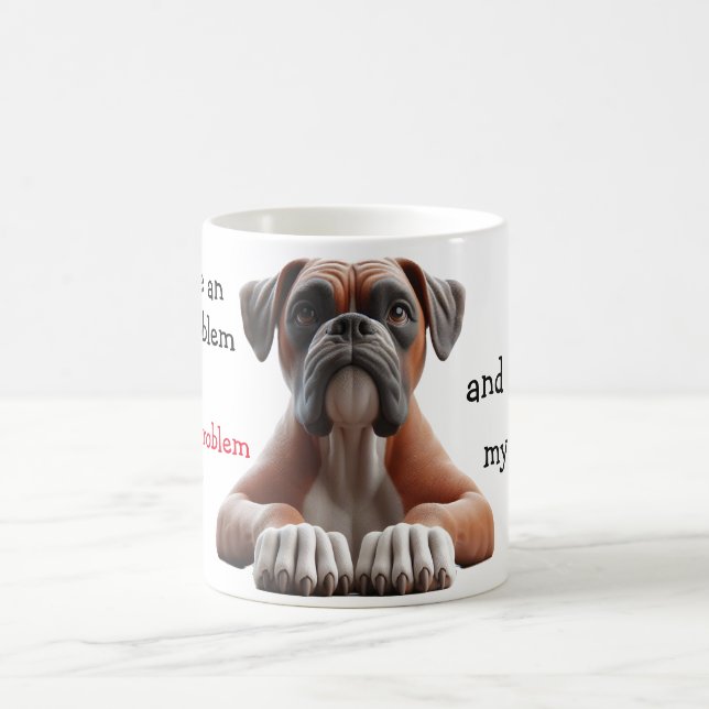 Mug Boxer drôle (Centre)