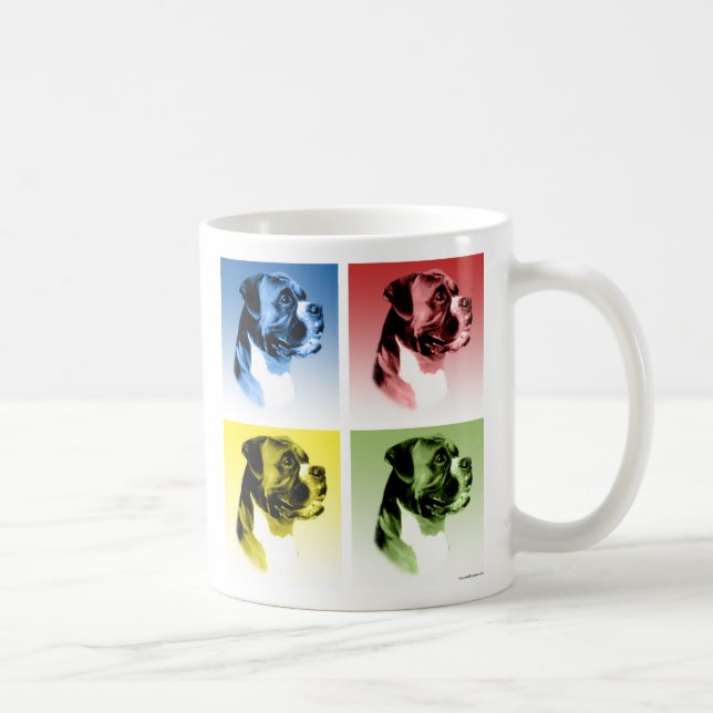 Mug Boxer Pop Art (Droite)