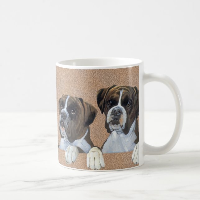 Mug Boxes Coupe de café de chien (Droite)