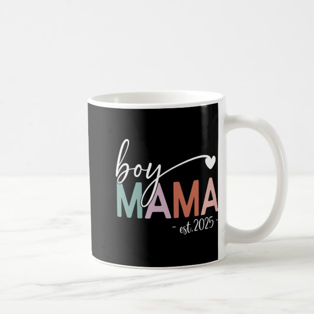 Mug Boy Mama Est 2025 Pregnancy Mom To Be New Mama 202 (Droite)