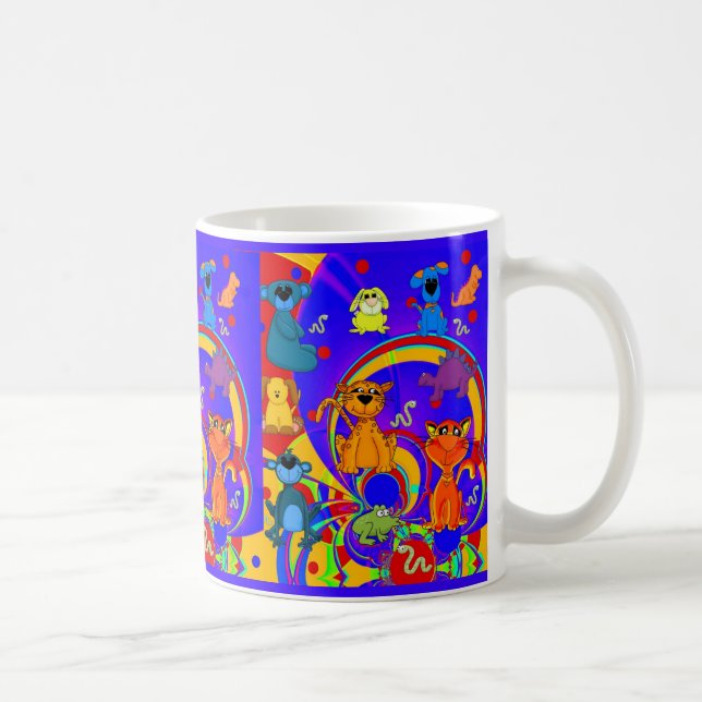 Mug Boys Collage animal de l'enfant (Droite)