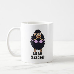 Mug Bra-bra Black Sheep Jeu de mots drôle sur les anim