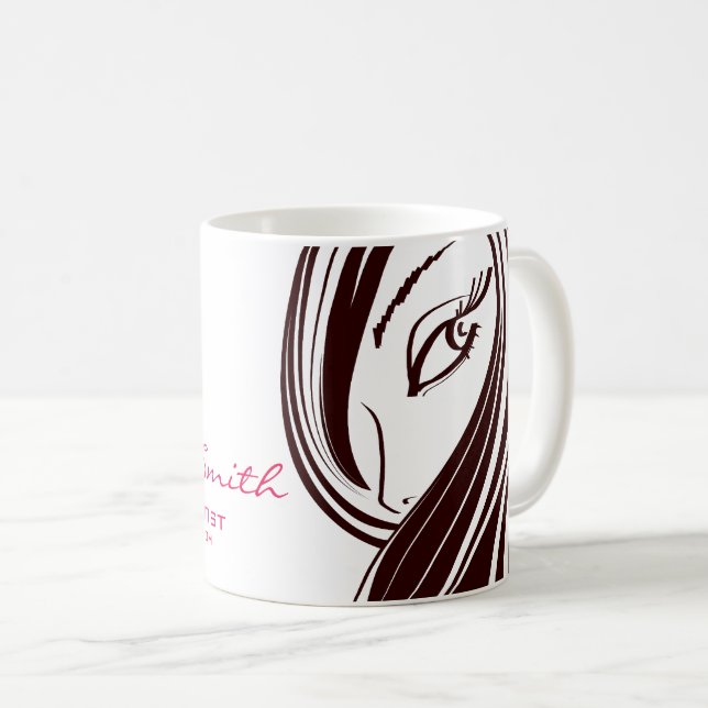 Mug Bracelet de cheveux et de beauté Extension marque (Devant droit)