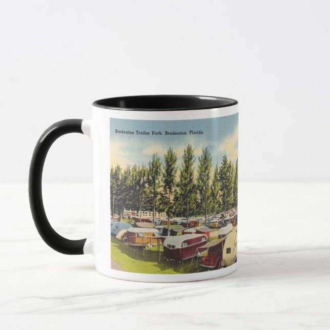 Mug Bradenton Florida vintage parc de remorques (Gauche)