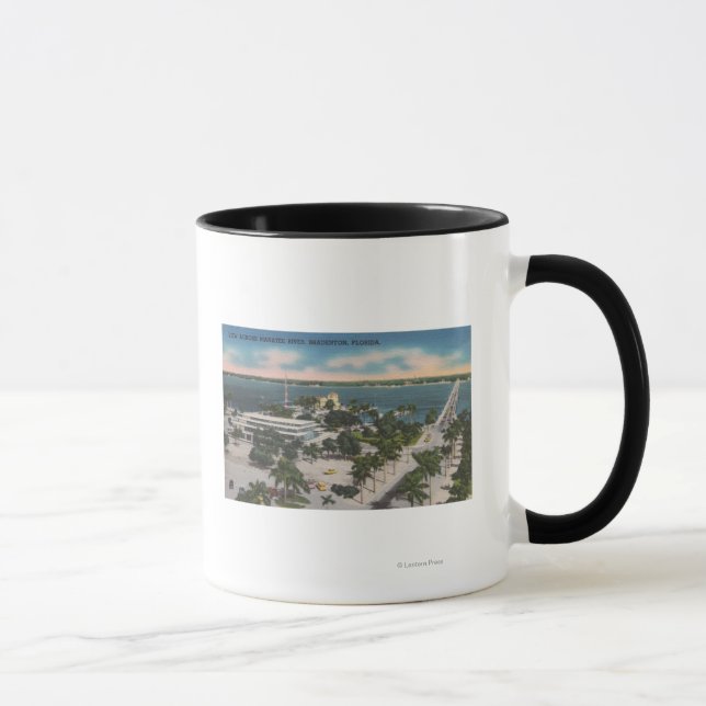 Mug Bradenton, Floride - Vue Sur La Rivière Manatee (Droite)