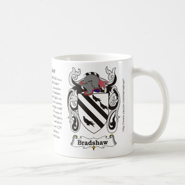 Mug Bradshaw, l'origine, signification et la crête (Droite)