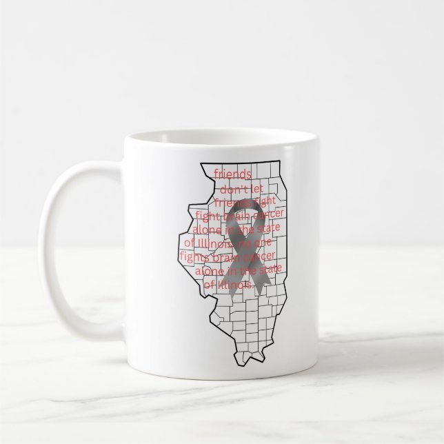 Mug Brain Cancer Awareness in Illinois (Gauche)