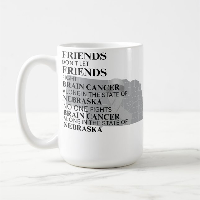 Mug Brain Cancer Awareness in Nebraska  (Gauche)