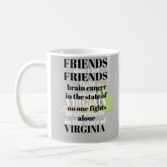 Mug Brain Cancer Awareness in Virginia  (Gauche)