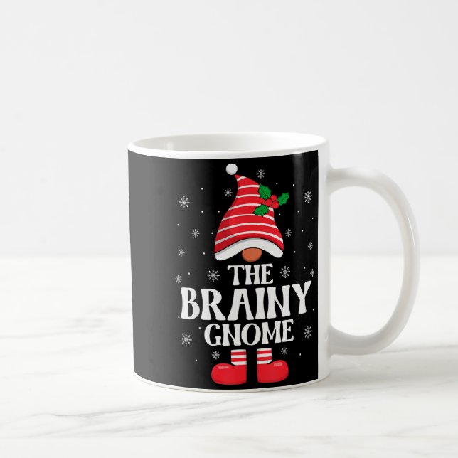 Mug Brainy Gnome Christmas Family Matching Group Funny (Droite)