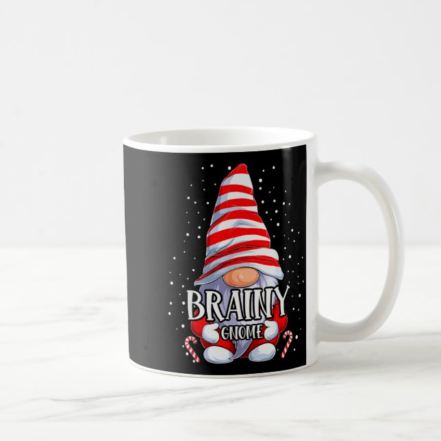 Mug Brainy Gnome Christmas Pajamas Matching Family Gro (Droite)