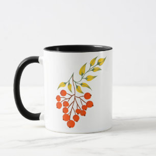 Mug Branche de viburnum de style ukrainien. Ukraine