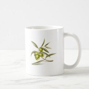 Mug Branche d'olives vertes