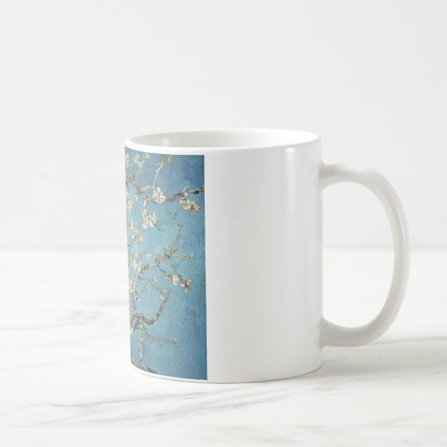 Mug Branches d'amande de Vincent van Gogh | en fleur, (Droite)