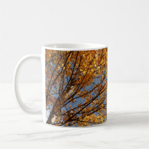 Mug Branches de Maple Feuilles II Orange Automne