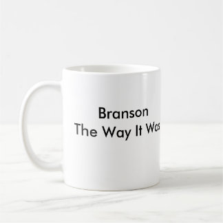 Mug Branson la manière il était